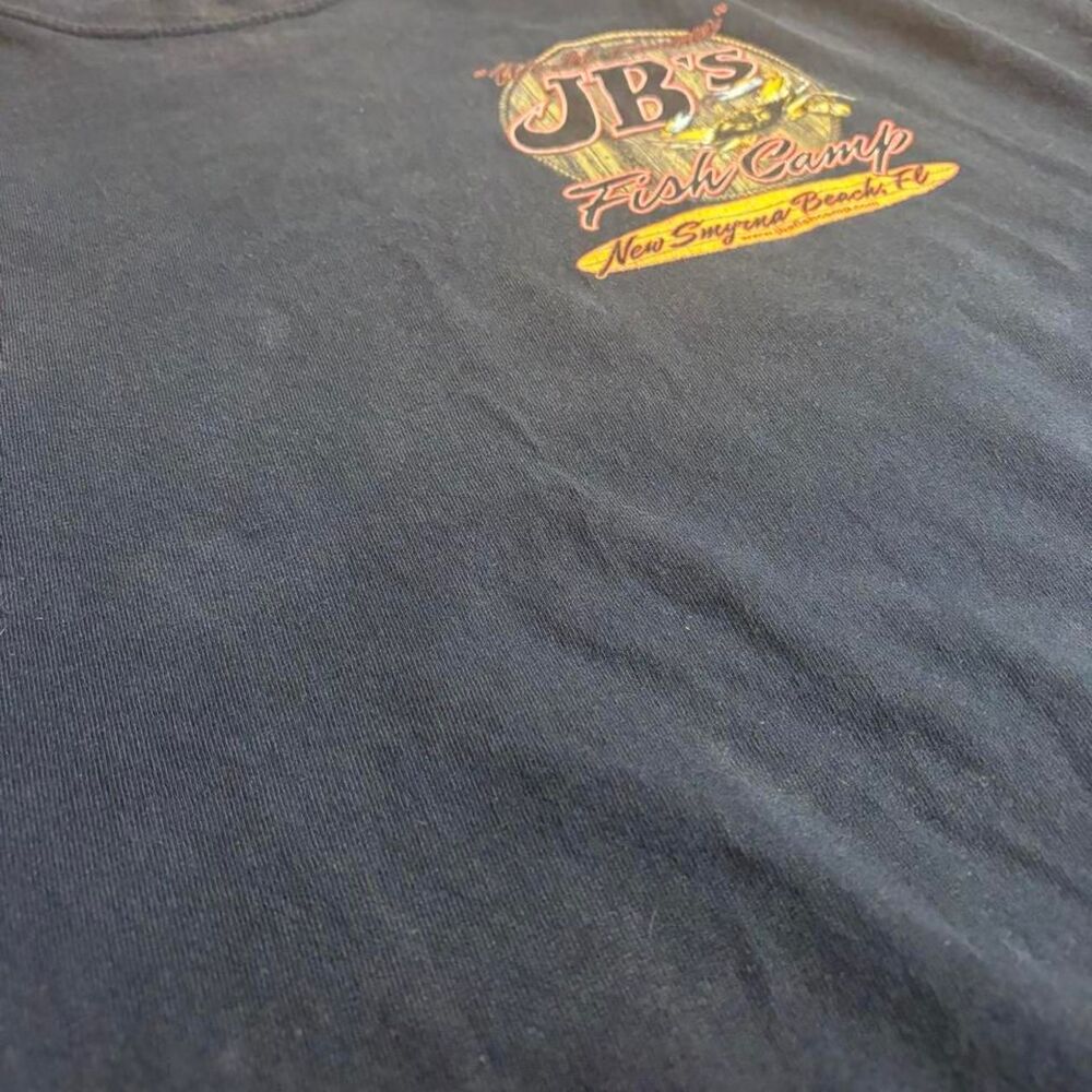 Gildan Men's Black and Navy T-shirt
